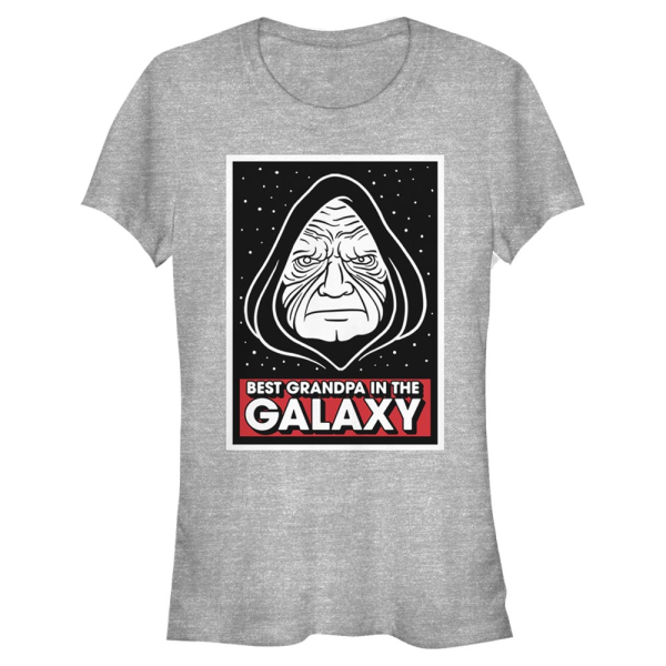 Star Wars - Emperor Palpatine Best Grampy - Women's T-Shirt - Heather grey - Front
