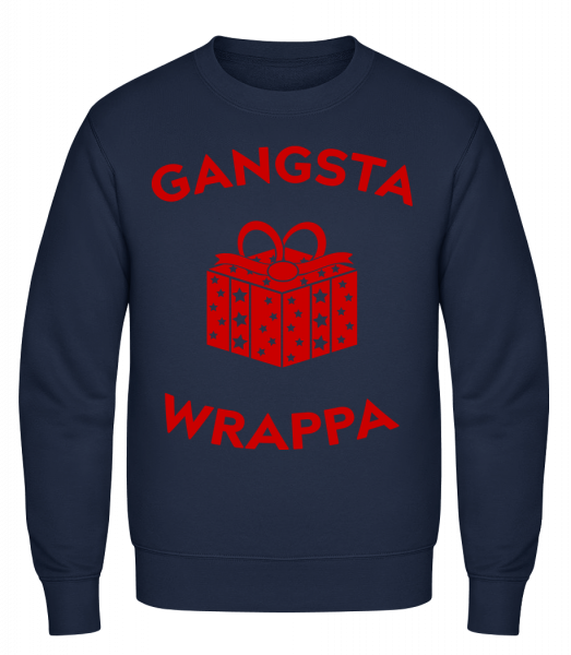 Gangsta Wrappa - Men's Sweatshirt - Navy - Vorn