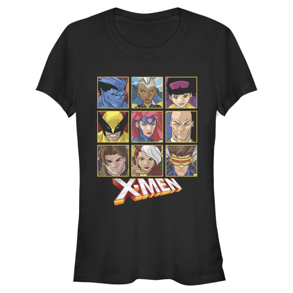 Marvel - X-Men - Group Shot Xmen Core Box Up - Women's T-Shirt - Black - Front