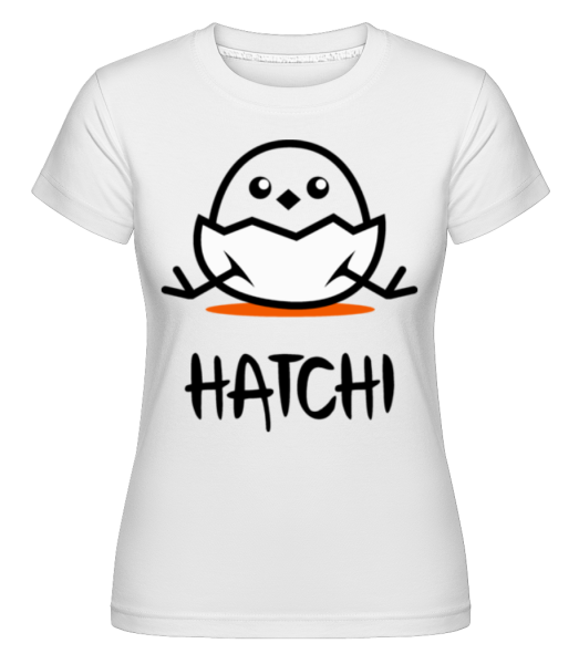 Hatchi - Broken Egg -  Shirtinator Women's T-Shirt - White - Front
