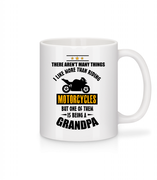 Biking Grandfather - Mug - White - Vorn