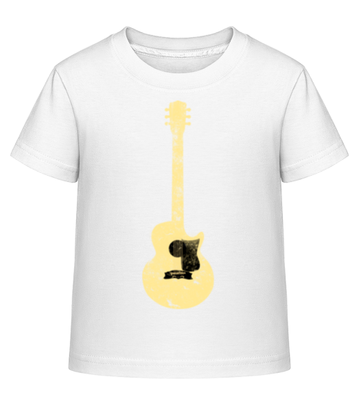 Guitar See-Through - Kid's Shirtinator T-Shirt - White - Front