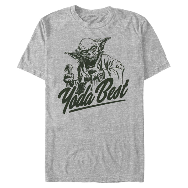 Star Wars - Yoda Best - Men's T-Shirt - Heather grey - Front