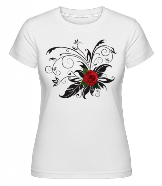 Red Roses -  Shirtinator Women's T-Shirt - White - Front