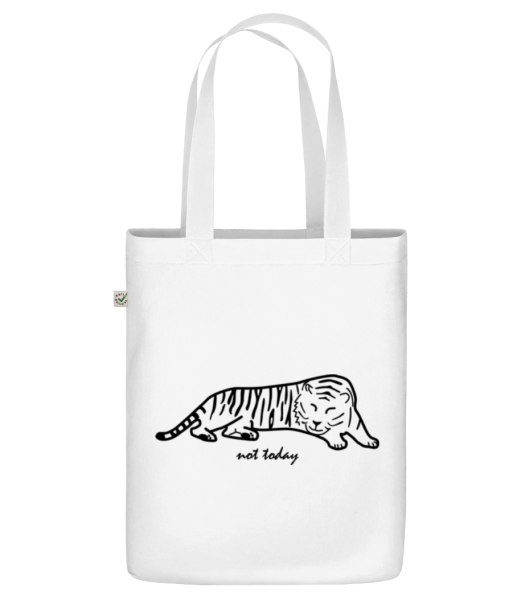 Not Today - Organic tote bag - White - Front
