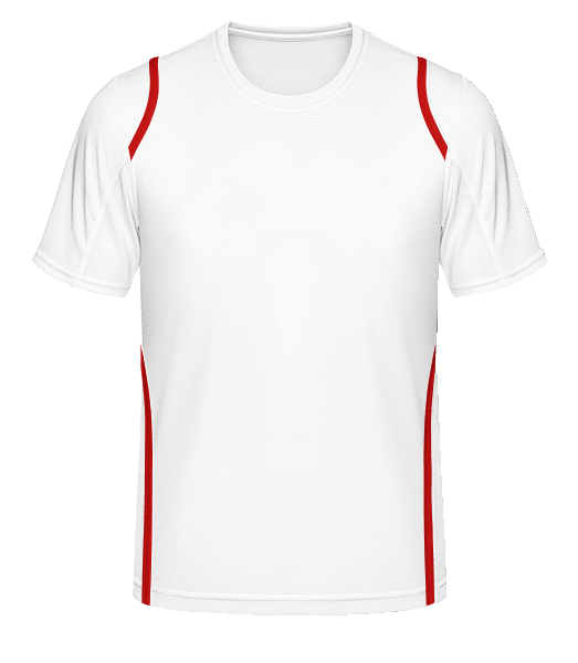 Men's Jersey - White / Red - Front