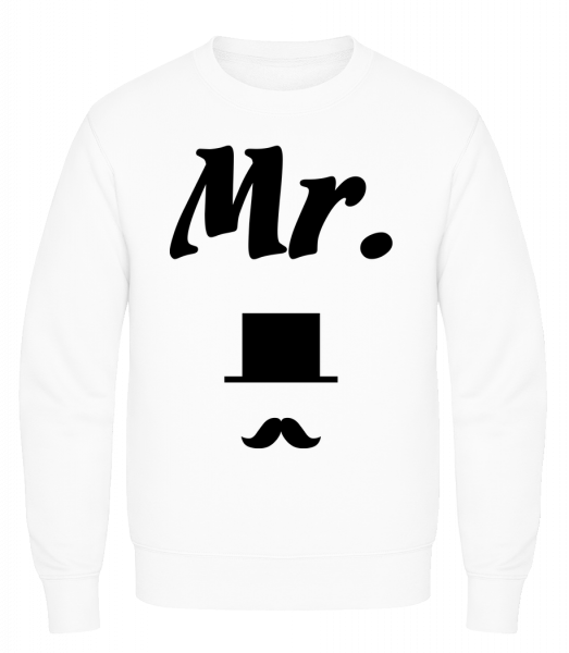 Mr. Wedding - Men's Sweatshirt AWDis - White - Vorn