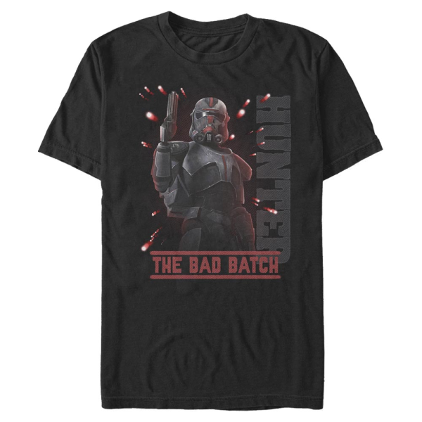 Star Wars - The Bad Batch - Portrait Hunter Batch - Men's T-Shirt - Black - Front