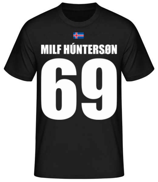 Milf Húntersøn - Men's Basic T-Shirt - Black - Front