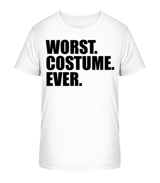Worst. Costume. Ever. - Kid's Bio T-Shirt Stanley Stella - White - Front