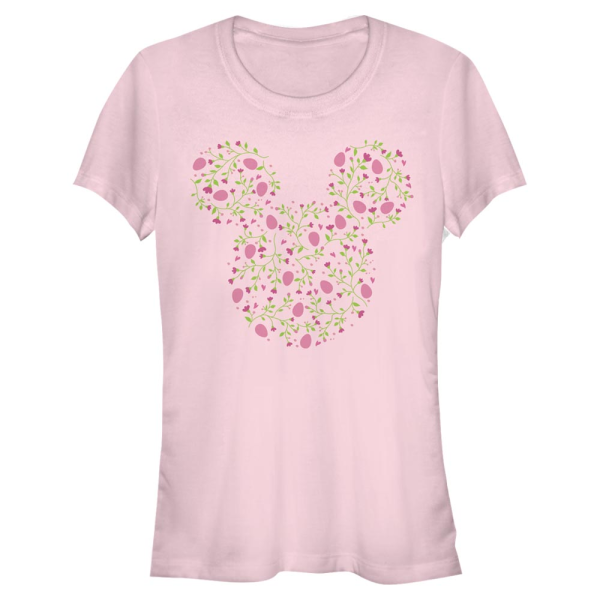 Disney - Mickey Mouse - Mickey Shabby Chic Egg - Women's T-Shirt - Pink - Front