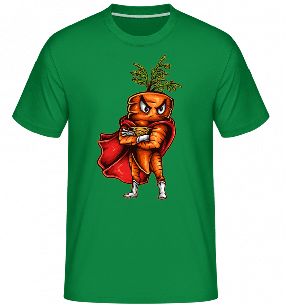 Super Carrot -  Shirtinator Men's T-Shirt - Kelly green - Vorn