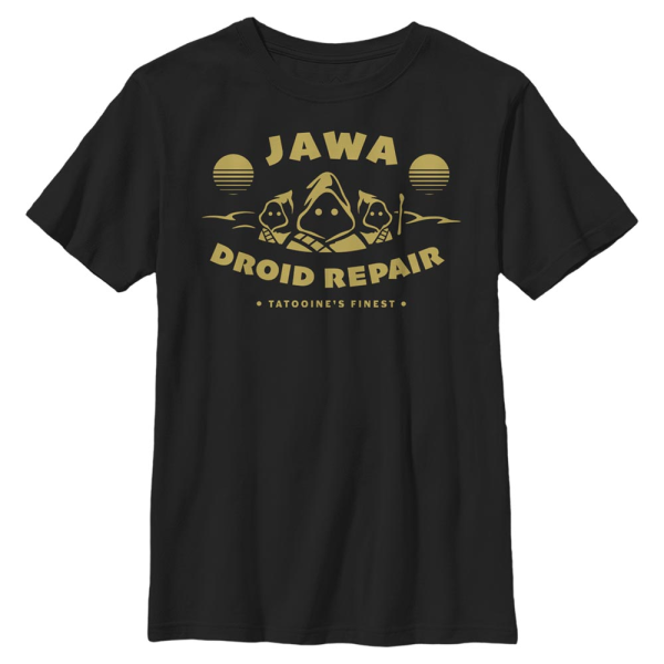 Star Wars - Jawas Jawa Repair - Kids T-Shirt - Black - Front