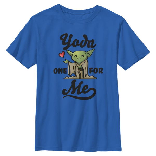 Star Wars - Yoda For - Kids T-Shirt - Royal blue - Front