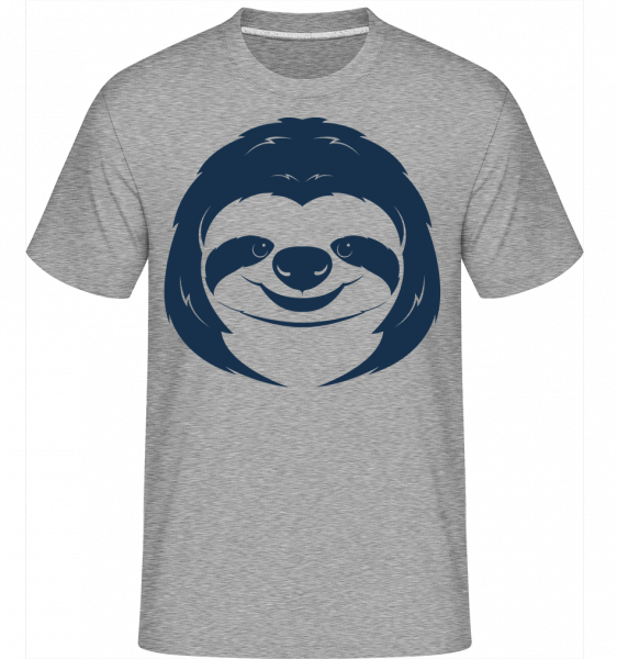 Cute Sloth Face -  Shirtinator Men's T-Shirt - Heather grey - Vorn