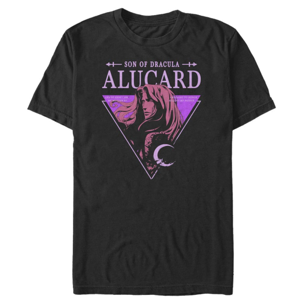 Netflix - Castlevania - Alucard Triangle - Men's T-Shirt - Black - Front