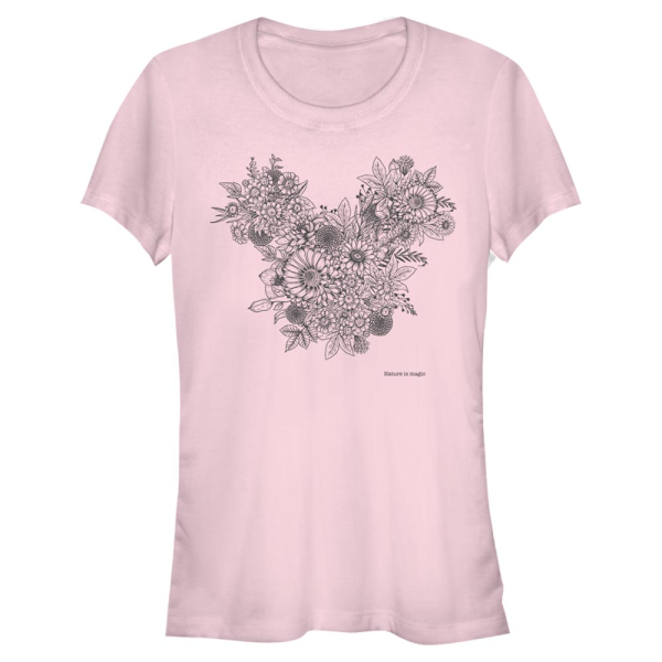 Disney Classics - Mickey Mouse - Mickey Foliage - Women's T-Shirt - Pink - Front