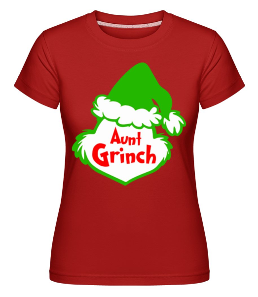 Aunt Grinch -  Shirtinator Women's T-Shirt - Red - Front