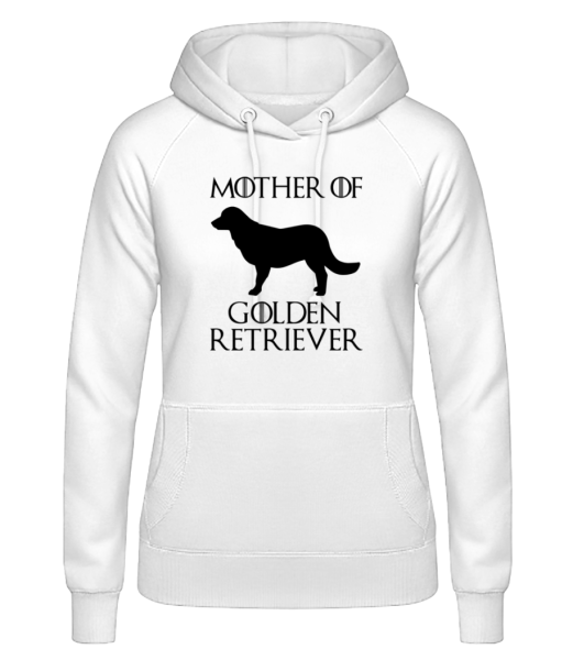 Mother Of Golden Retriever - Women's Hoodie - White - Front