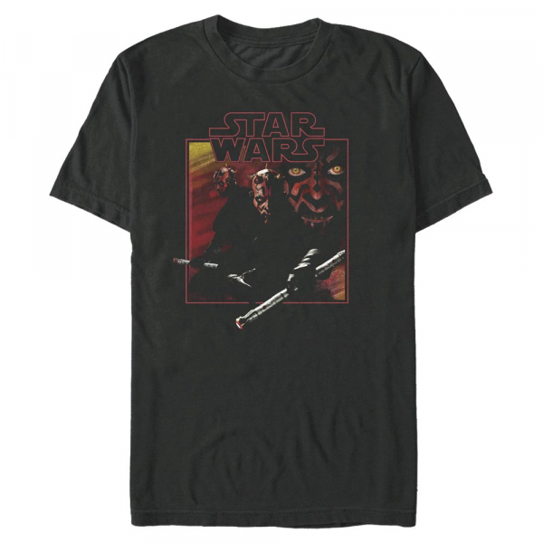 Star Wars - Darth Maul Vintage Maul - Men's T-Shirt - Black - Front