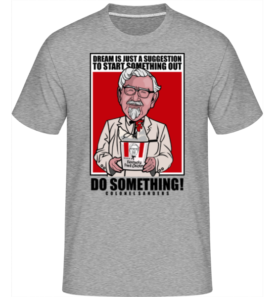 Colonel Sanders -  Shirtinator Men's T-Shirt - Heather grey - Front