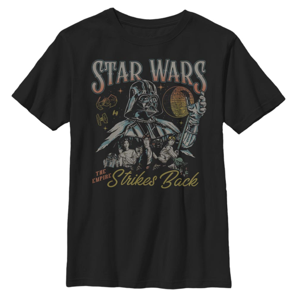 Star Wars - Skupina Old School Choke - Kids T-Shirt - Black - Front