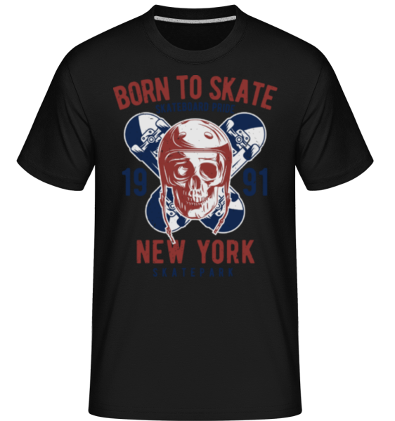 Born To Skate 1991 -  Shirtinator Men's T-Shirt - Black - Front