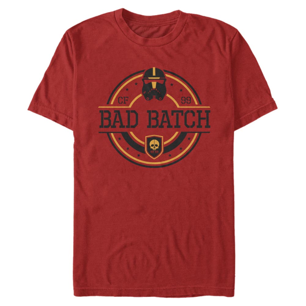 Star Wars - The Bad Batch - Logo The Ninety Nine - Men's T-Shirt - Red - Front