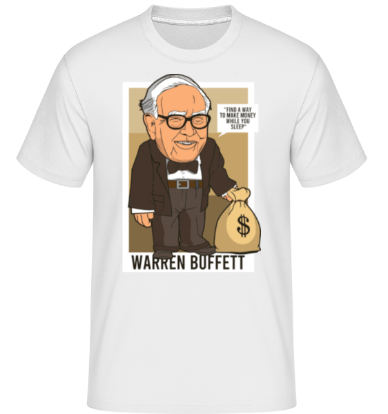 Warren Buffet Up Carl -  Shirtinator Men's T-Shirt - White - Front