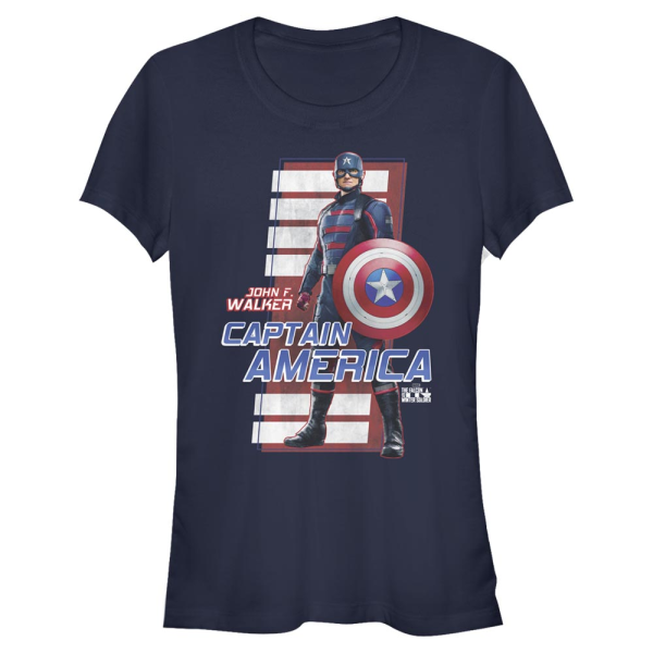 Marvel - The Falcon and the Winter Soldier - John F. Walker Some Otherguy - Women's T-Shirt - Navy - Front