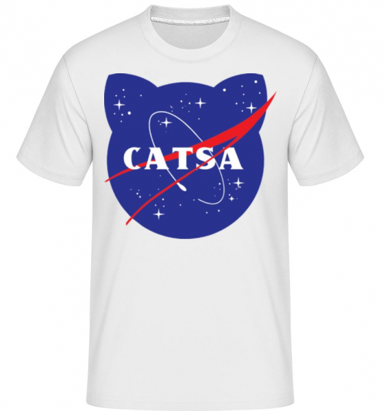 Catsa -  Shirtinator Men's T-Shirt - White - Front