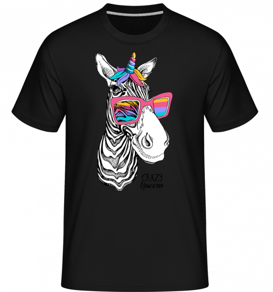 Crazy Unicorn -  Shirtinator Men's T-Shirt - Black - Vorn