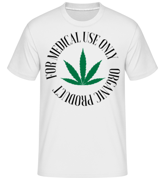 Medical Cannabis Icon -  Shirtinator Men's T-Shirt - White - Front