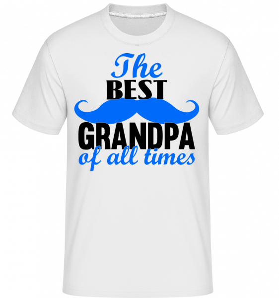 The Best Grandpa -  Shirtinator Men's T-Shirt - White - Vorn