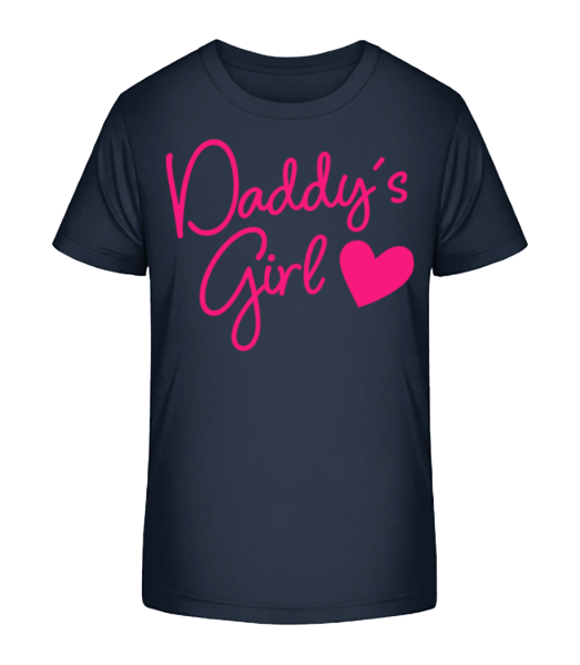 Daddy's Girl - Kid's Bio T-Shirt Stanley Stella - Navy - Front