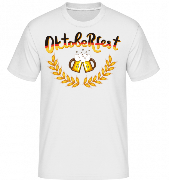 Deutschland Oktoberfest -  Shirtinator Men's T-Shirt - White - Vorn