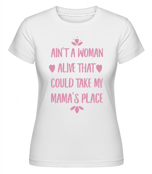 I Love My Mama -  Shirtinator Women's T-Shirt - White - Vorn