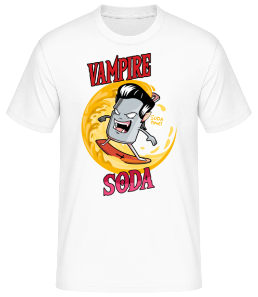 Vampire Soda - Men's Basic T-Shirt - White - Front