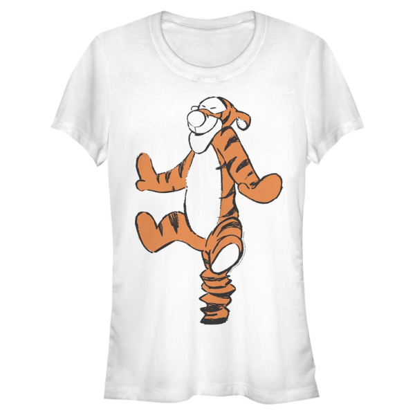 Disney - Winnie the Pooh - Tigr Basic Sketch - Women's T-Shirt - White - Front