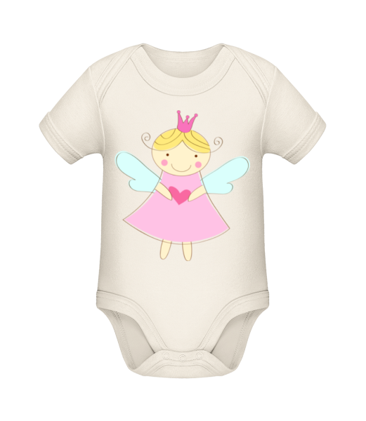 Little Fairy Princess - Organic Baby Body - Cream - Front