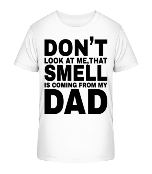 Don't Look At Me - Kid's Bio T-Shirt Stanley Stella - White - Front