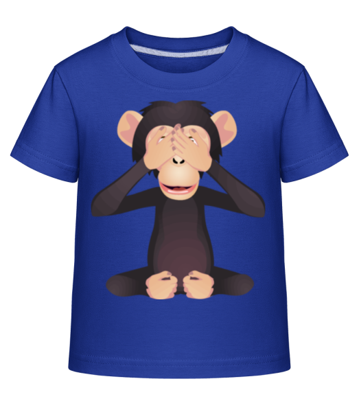 Blind Monkey - Kid's Shirtinator T-Shirt - Royal blue - Front