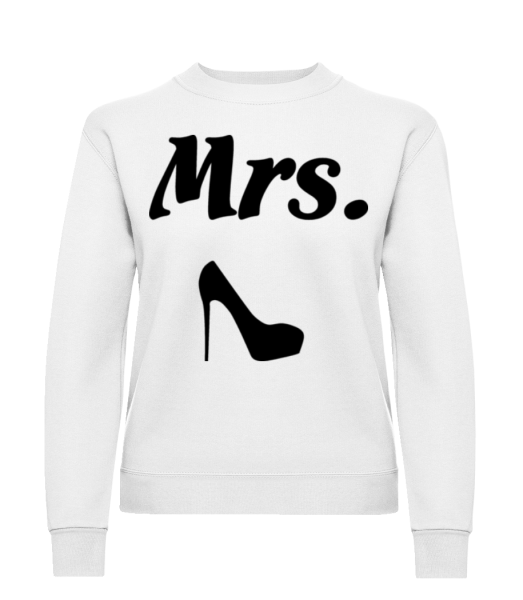 Mrs. Wedding - Women's Sweatshirt - White - Front
