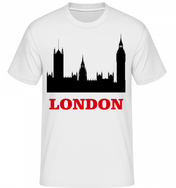 London Skyline -  Shirtinator Men's T-Shirt - White - Vorn