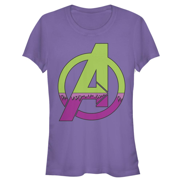 Marvel - Avengers - Logo Avenger Hulk Costume - Women's T-Shirt - Purple - Front