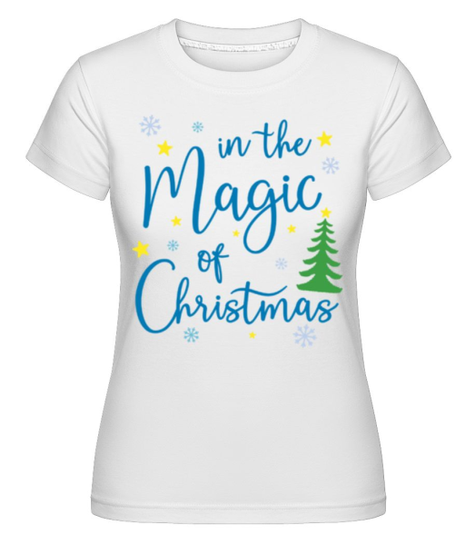 In The Magic Of Christmas -  Shirtinator Women's T-Shirt - White - Front