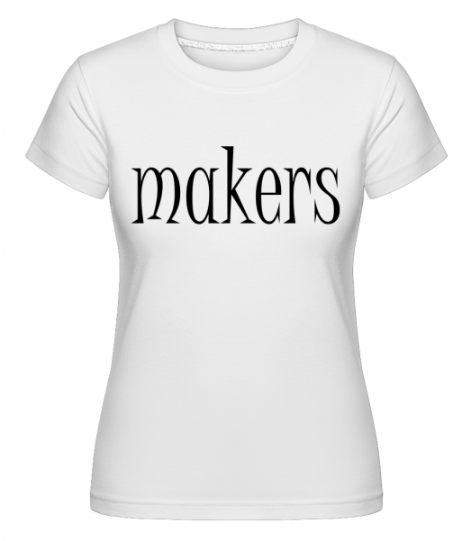 Trouble Makers Partner -  Shirtinator Women's T-Shirt - White - Vorn