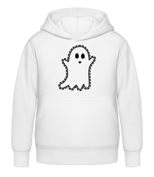 Ghost - Kid's Hoodie - White - Front