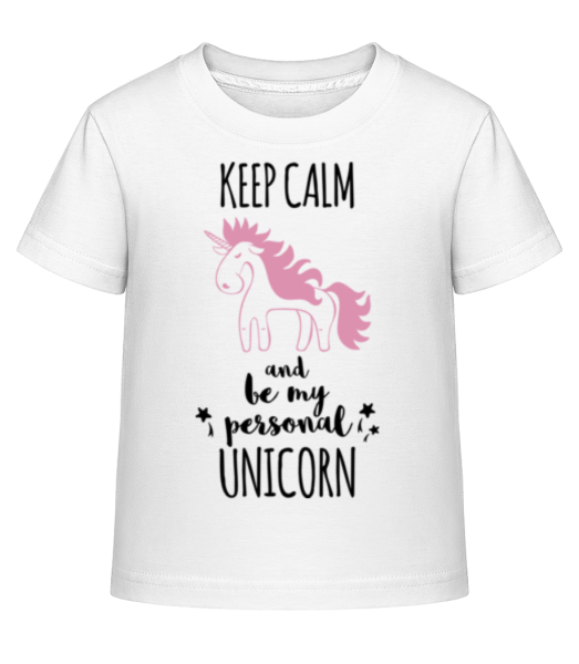 Be My Personal Unicorn - Kid's Shirtinator T-Shirt - White - Front