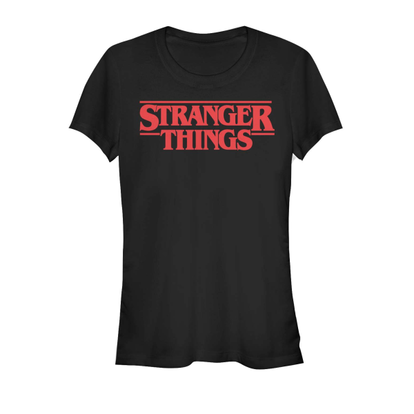 Netflix - Stranger Things - Logo - Women's T-Shirt - Black - Front
